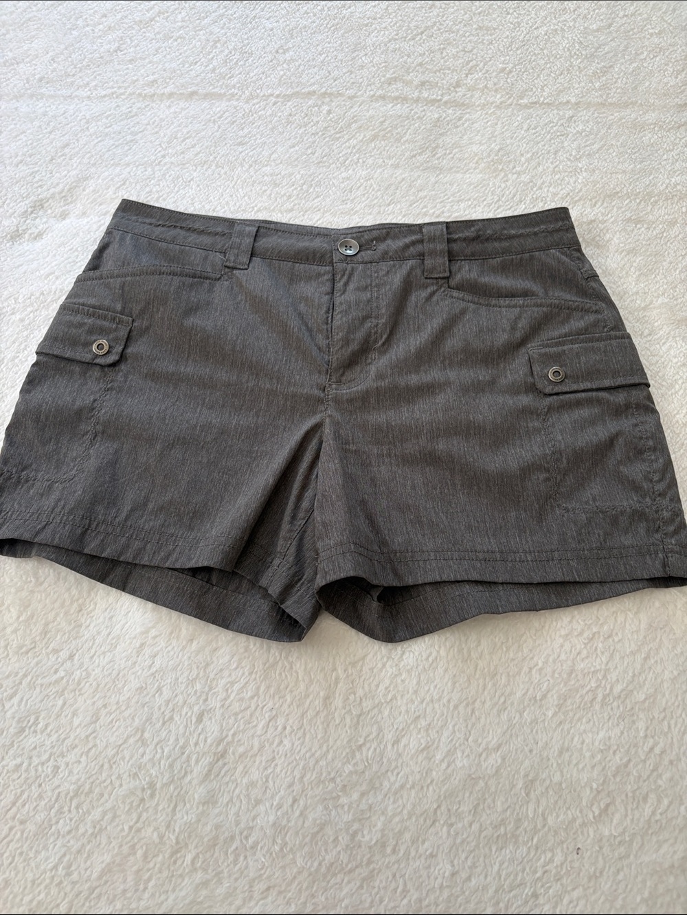 Eddie Bauer Charcoal Gray Cargo Shorts